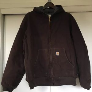 Men’s Carhartt Duck Jacket - Fleece-lined - 2XL